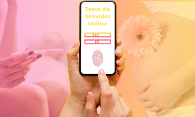 Aplicativo Teste de Gravidez Online no Celular